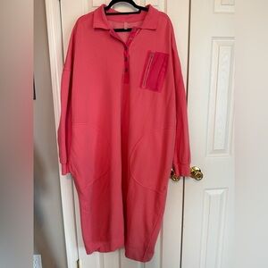 FP Movement by Free People Coral Long Sleeve Dress